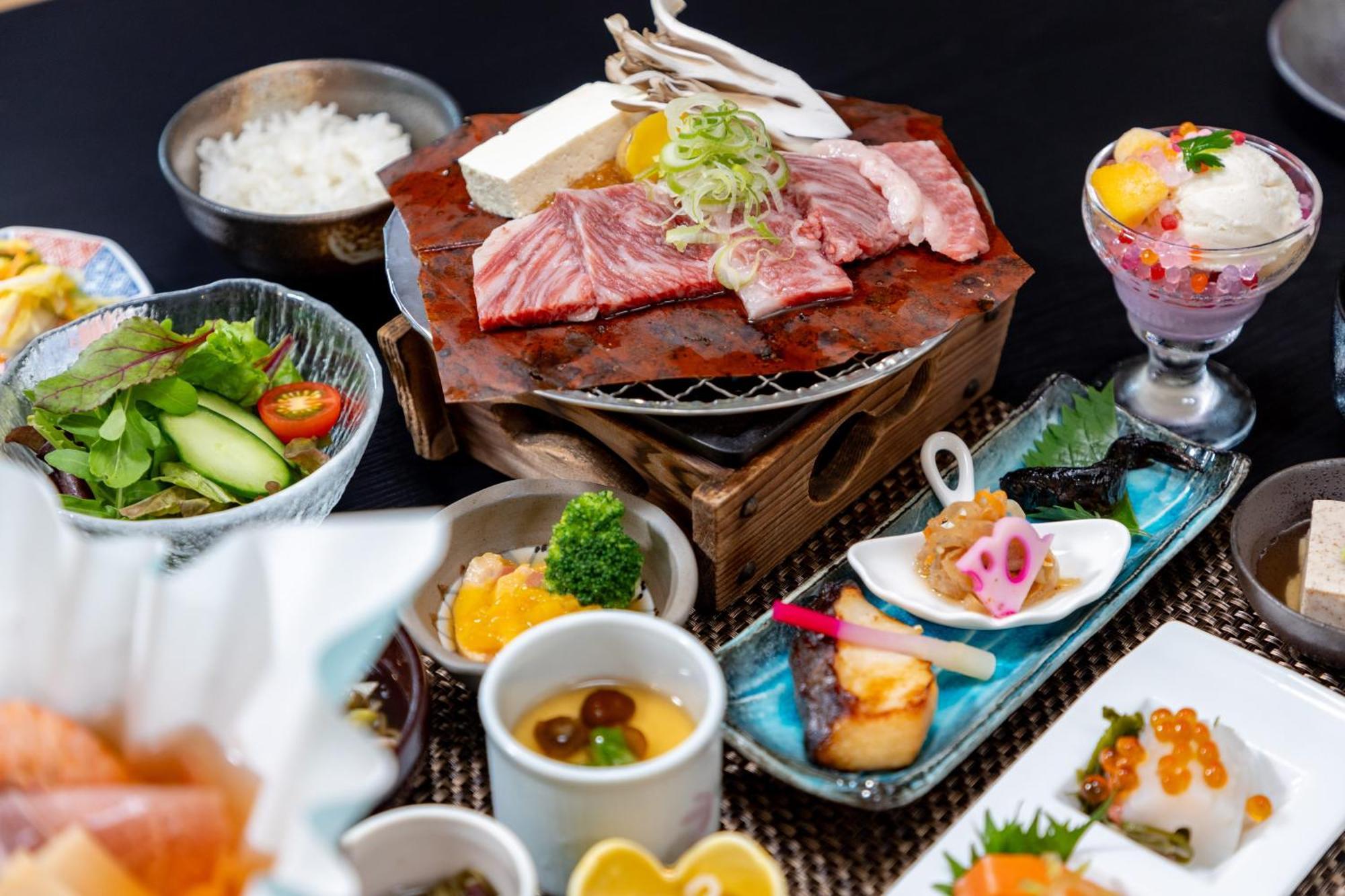 天然温泉白川郷の湯 Hotell Shirakawa  Exteriör bild